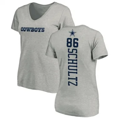 Ash Women's Dalton Schultz Dallas Cowboys Backer Slim Fit T-Shirt -
