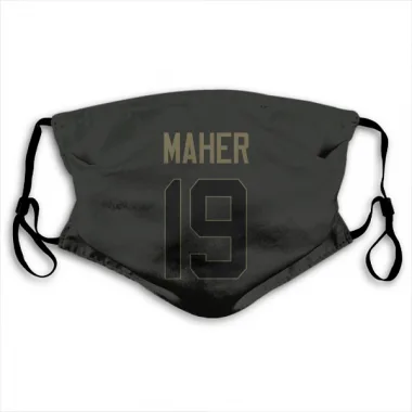 Black Dallas Cowboys Brett Maher   Service Face Mask