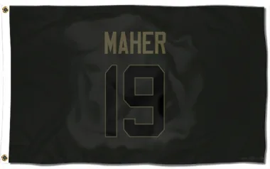 Black Dallas Cowboys Brett Maher   Service Flag (3 X 5)