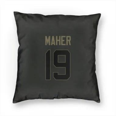 Black Dallas Cowboys Brett Maher   Service Pillow Cover (18 X 18)