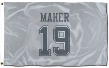 Gray Dallas Cowboys Brett Maher   Flag (3 X 5)
