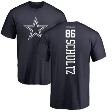 Navy Men's Dalton Schultz Dallas Cowboys Backer T-Shirt -
