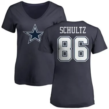Navy Women's Dalton Schultz Dallas Cowboys T-Shirt -