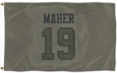 Olive Dallas Cowboys Brett Maher   Flag (3 X 5)