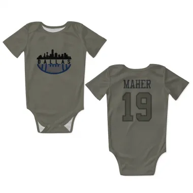 Olive Dallas Cowboys Brett Maher   Newborn & Infant Bodysuit