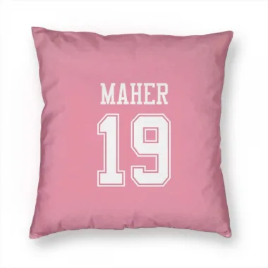 Pink Dallas Cowboys Brett Maher   Pillow Cover (18 X 18)