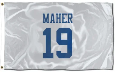 White Dallas Cowboys Brett Maher   Flag (3 X 5)